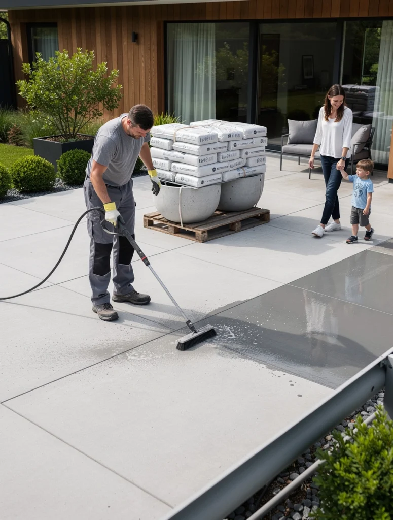dalle extérieur en béton dalle extérieur en béton